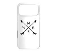 Compass Arrows North South East West Adventure Design Case for iPhone 17 Pro Max