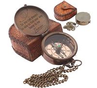 Compass - Brass Directional Vintage Compass Engraved with “Find Your Way Back to Home” Inspirational Gifts for Women/Men Baptism 2026 Communion Christian Motivational Quote