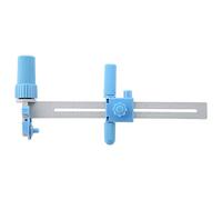 Compass Cutter Rotary Circle Cutting Knife Sharp Blade Resin ABS Tool for Patchwork Paper Cotton Cloth Cutting Blue 21cm 85g
