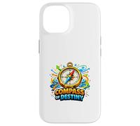 Compass Destiny Adventure Direction Motivation Graphic Case for iPhone 14