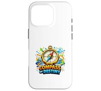 Compass Destiny Adventure Direction Motivation Graphic Case for iPhone 16 Pro