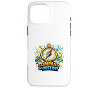 Compass Destiny Adventure Direction Motivation Graphic Case for iPhone 16 Pro Max