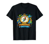 Compass Destiny Adventure Direction Motivation Graphic T-Shirt