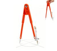 Compass Drawing, Compass Maths Tool, Professional Drawing Compass with Locking Mechanism, Precision Circle Tool for Carpentry Projects and Technical Drafting