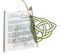 Compass Finding Your True North Story Card Ornament,Sentimental Gift For Son Or Daughter,Christmas Decoration Sisterhood Decoration (Celtic Knot of Friendship)