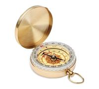 Compass for Camping Gear, Hiking & Navigation, Waterproof Metal Housing with Luminous Dial and Spirit Level, Survival Equipment for Outdoor Adventures