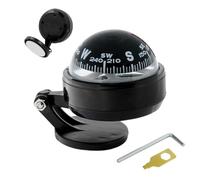 Compass for Dashboard in the Car, Compass for Dashboard Set Lightweight Dashboard Adjustable Compass Ball - Directional Tool with Double Sided Tape