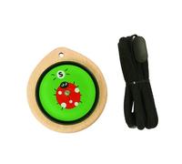 Compass for Geography Lessons | Wooden Carry Design with Beech Shell, Cord, Clear Direction Face, Learning