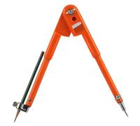 Compass Geometry Tool, Large Zinc Alloy Professional Drawing Compass for Circles, Adjustable Drafting Tool for Carpenter, School, and Engineering