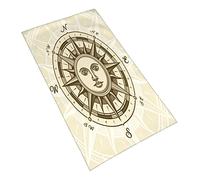 Compass Hand Towels Sun Face Ancient Travel Nautical East West South North Rose Vintage Soft Absorbent Hand Towel Spa Gym Hotel Bath Bathroom Shower Towel