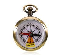 Compass Hiking,Brass Compasses,Retro Hollow Pattern Compass with Luminous Light，Shockproof Waterproof Brass Hollow Camping Survival Tools for Navigation Outdoor