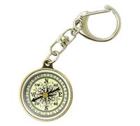 Compass Keyring - Compass Keyring, Perfect Gifts For Travelers Compass Keyring, Safe Travels Gift, St Christopher Keyring And More, Safe Travels Gift, Gifts For Travellers, Stay Safe Driving Key Ring