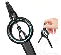 Compass Maths ROATEE Visible Radius Geometry Tool Drawing Tool, Compatible with 0.5mm Lead Compass for School Student Classroom Math Drafting Use Compas