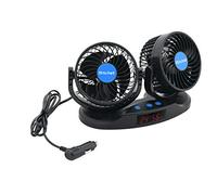 Compass Mitchell Duo 07224 Fan 2 x 130 mm 12 V with Thermometer