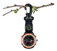 Compass Mounted Clip - Multifunction Watch Backpack Weather Resistant Outdoor Tool Practical Travel Trail Forest Survival Detection Direction Walking Trails | For Trekking Mountain Sor