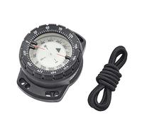Compass Navigation,Compasses, Dive Compass Surfing Luminous Underwater 50m Wrist Compass Night Vision Waterproof Navigation Compass with Bungee Black