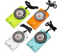 Compass Navigation,Orienteering Compass,Baseplate Compass with Adjustable Declination,Magnifier,Ruler,Scale,Multifunctional Orienteering Waterproof Compass for Map Reading, Navigation, Hiking