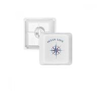 Compass Ocean Love Sea Sailing Pattern PBT Keycaps for Mechanical Keyboard White OEM No Marking Print