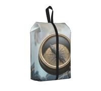 Compass on the Map Water Resistant Travel Shoe Bag with Handle for Suitcase Sneakers Boots Gym 1 PC