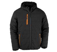 Compass Padded Jacket Result Dark Brown S