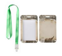 Compass Rose Card Holder with Green Lanyard, Bus Pass Holders, Vertical Cards Protector for Student, Vertical Name Badges Protector for Doctor, Nurse Essentials Work Nurse Accessories Work