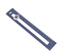 Compass Ruler Drawing Tool Math Classroom Supplies Student Drawing Compass Straightedge Learning Tool Student Drawing Compass Straightedge Math Class Accessories (Blue)