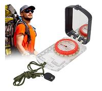 Compass Survival - Survival Walk Navigation Compass,Portable Navigation Compass with Bias Adjustment, Field Compass for Map Reading, Outdoor Activities Tumotsit