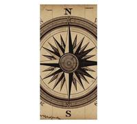 Compass Wind Road Map Beach Towels Extra Large, Quick Dry Absorbent Multipurpose, Oversized Beach Towel, Sand Free Foldable Lightweight, Travel Towel, For Beach Pool Camping Travel Vacation, 63x31.5 I