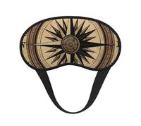 Compass Wind Road Map Sleep Eye Mask for Women Men Soft and Comfortable Sleep Mask Blackout Sleeping Eye Cover for Travel Yoga Nap Shift Work