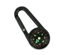 Compass with Carabiner-Keychain Compass, Trailer Key Trailer-Carabiner Compass | Pocket Compass with a Clear Scale for Exploration, Field Exercise, Mountaineering, Hiking,