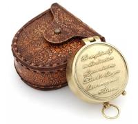 Compass with quote Henry David Thoreau "Go with confidence in the meaning of your dreams.Live the life you imagined"