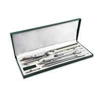 Compasses 9 Piece Math Geometry Tool Set Scale Set Drawing Drawing Tool Set with Storage Case Home School Supplies Technical Drawing Supplies