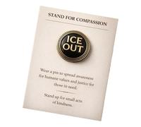 Compassion Badges Collection with Card Kindness Encouragement Acrylic Ice Out Lapels Pin Inspirational Gift Inspirational Lapels Pin
