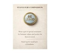 Compassion Heart Badge, Emotional Wellness Accessory for Clothing or Bag, Alloy Pin with Vibrant Coloring 胸针