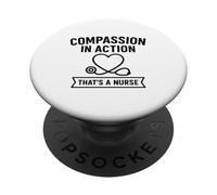 Compassion in Action | International Nurses Day Appreciation PopSockets Adhesive PopGrip