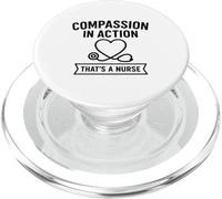 Compassion in Action | International Nurses Day Appreciation PopSockets PopGrip for MagSafe