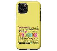 Compassionate Caring Teacher - School Teacher Appreciation Case for iPhone 11 Pro