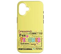 Compassionate Caring Teacher - School Teacher Appreciation Case for iPhone 16