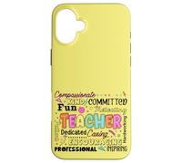 Compassionate Caring Teacher - School Teacher Appreciation Case for iPhone 16 Plus