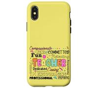 Compassionate Caring Teacher - School Teacher Appreciation Case for iPhone X/XS