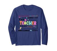 Compassionate Caring Teacher - School Teacher Appreciation Long Sleeve T-Shirt