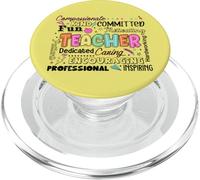 Compassionate Caring Teacher - School Teacher Appreciation PopSockets PopGrip for MagSafe