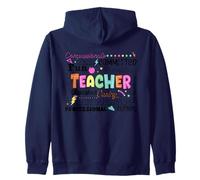 Compassionate Caring Teacher - School Teacher Appreciation Zip Hoodie