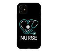 Compassionate Nurse Heart Stethoscope Faith Symbol Case for iPhone 11