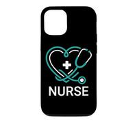 Compassionate Nurse Heart Stethoscope Faith Symbol Case for iPhone 12/12 Pro