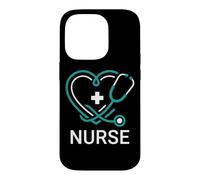 Compassionate Nurse Heart Stethoscope Faith Symbol Case for iPhone 14 Pro