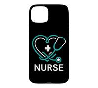Compassionate Nurse Heart Stethoscope Faith Symbol Case for iPhone 15 Plus