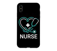 Compassionate Nurse Heart Stethoscope Faith Symbol Case for iPhone XS Max