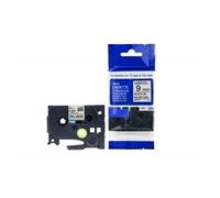 Compat Brother P-Touch TZe-921 Black on Silver TZ-921 Label Cassette