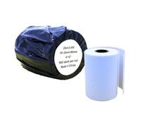 Compat Zebra 101.6mmx50.8mm White Shipping Label Roll 500 25mm Core